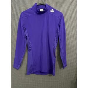 Adidas Compression Shirt Unisex Women Man M Purple Training Techfit Sport Active
